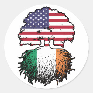 Adesivo Irlanda Irlandês Americano EUA Estados Unidos Amér