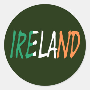 Adesivo Irlanda sobreposta à Irish Flag stkcnt