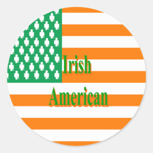 Adesivo Irlandês Americano