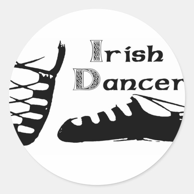 Adesivo Irlandês Dancer Ghillies (Frente)