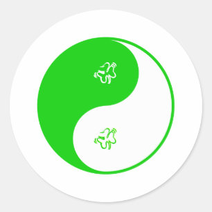 Adesivo Irlandês de Yin Yang