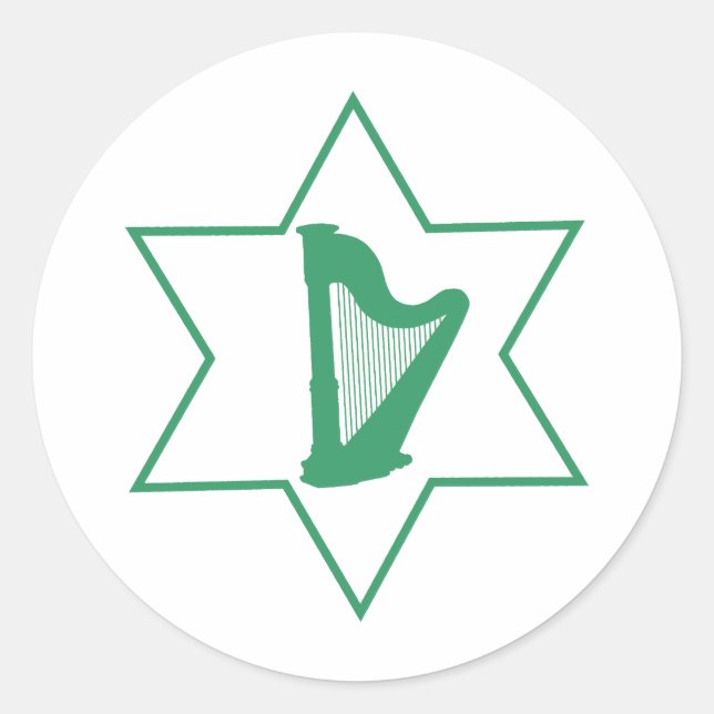 Adesivo Irlandês e Judeu (Frente)