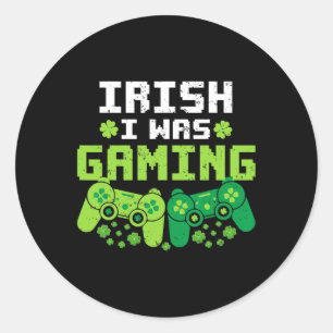 Adesivo Irlandês Eu Estava Jogando Um Dia de São Patrício