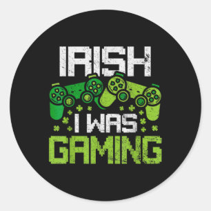 Adesivo Irlandês Eu Estava Jogando Um Dia de São Patrício