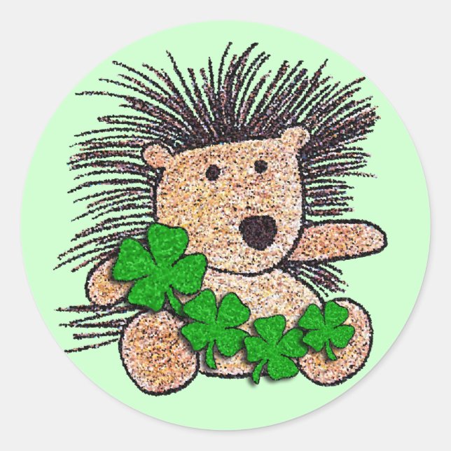 Adesivo Irlandês Hedgehog! (Frente)