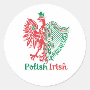 Adesivo Irlandês polonês