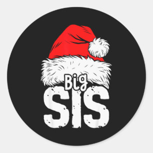 Adesivo Irmã Big Santa Natal Família Pijamas Combinando