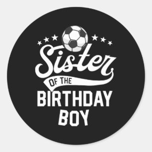 Adesivo Irmã Do Menino Do Aniversário Família Combinando F