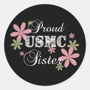 Adesivo Irmã do USMC [camo do fl]