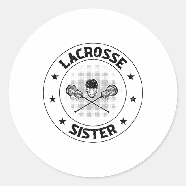 Adesivo Irmã Lacrosse - Irmã Lacrosse (Frente)
