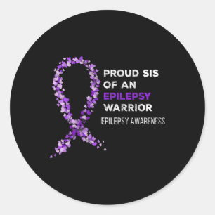 Adesivo Irmã Orgulhosa De Um Guerreiro Contra Epilepsia Co