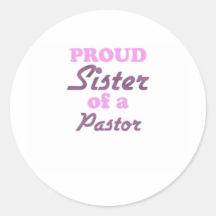 Adesivo Irmã orgulhosa de um pastor