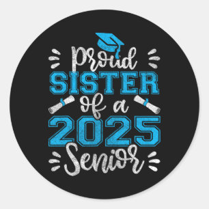 Adesivo Irmã Orgulhosa De Uma Camisa De Mais velho 2025 Cl