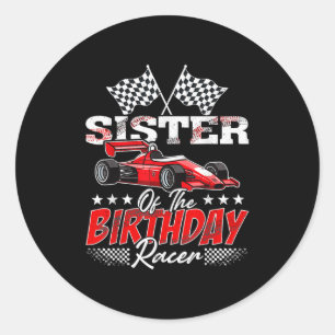 Adesivo Irmã Race Car Da Família Birthday Racer Racing