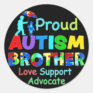 Adesivo Irmão Autismo Orgulhoso