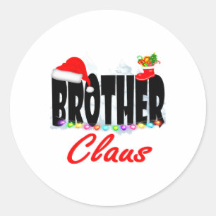 Adesivo Irmão Claus Natal Santa Hat Matando Família