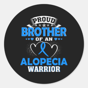 Adesivo Irmão De Um Guerreiro Da Alopecia