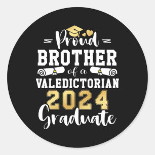 Adesivo Irmão De Uma Graduação Cl 2024 Valedictoriana
