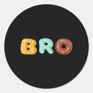 Adesivo Irmão Donut com Confetes Fantasia de Halloween