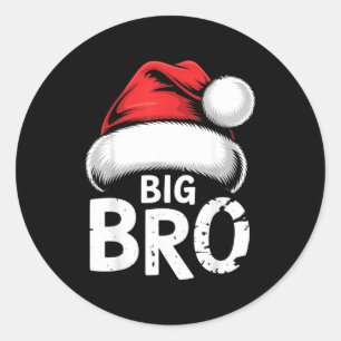 Adesivo Irmão Grande Natal Papai Noel Família Pijama Combi