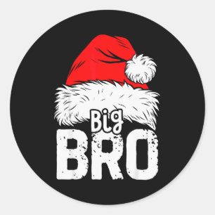 Adesivo Irmão Grande Santa Natal Família Pijama Combinando