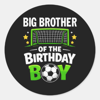 Adesivo Irmão Mais Velho Do Menino Do Aniversário Futebol