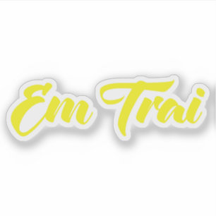 Adesivo Irmão Vietnamita (Jovem) - Em Trai ~ Tijng Viet