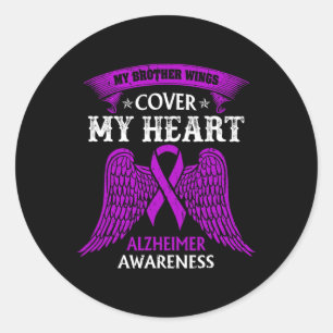 Adesivo Irmão Wings Cobrir My Heart Alzheimerheimer Aware