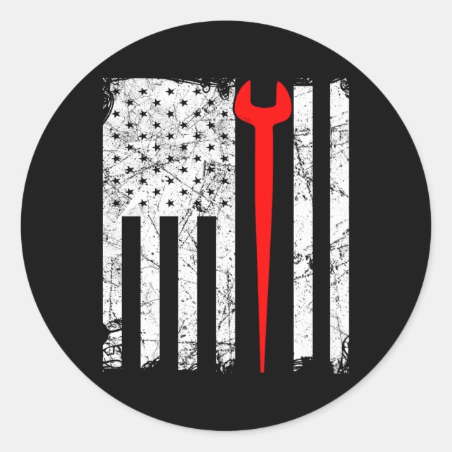 Adesivo Ironário Americano (Frente)