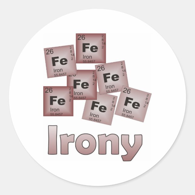 Adesivo Ironia (Frente)