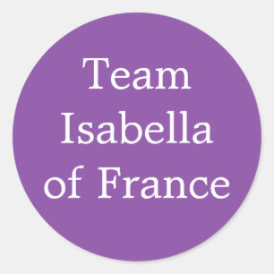 Adesivo Isabella da França Rainha da Inglaterra