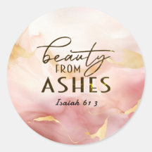 Isaiah 61 3 Beleza da Bíblia Ashes Verse Pink