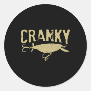 Adesivo Isca de pesca Crankbait - Humor engraçado de pesca