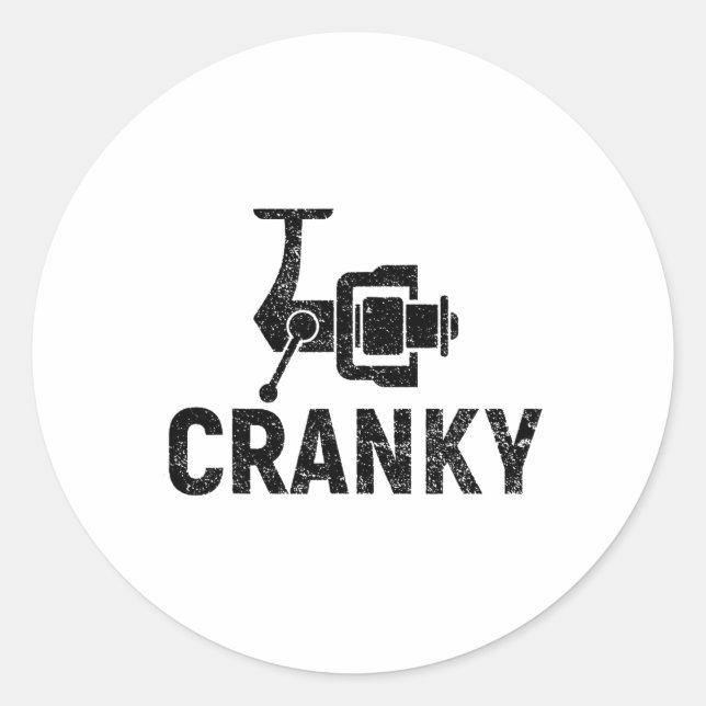 Adesivo Isca de Pesca Crankit - Ideias de Presentes Engraç (Frente)