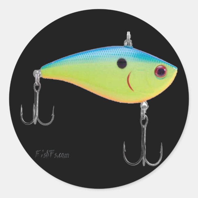 Adesivo Isco Artificial, Tackle, Arte De Pesca (Frente)