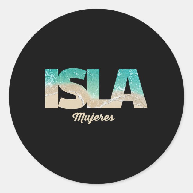 Adesivo Isla Mujeres México (Frente)
