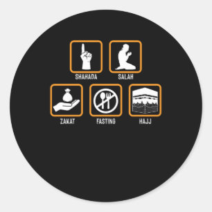 Adesivo Islam Shahada Salah Hajj Meca Allah Oferta Muçulma