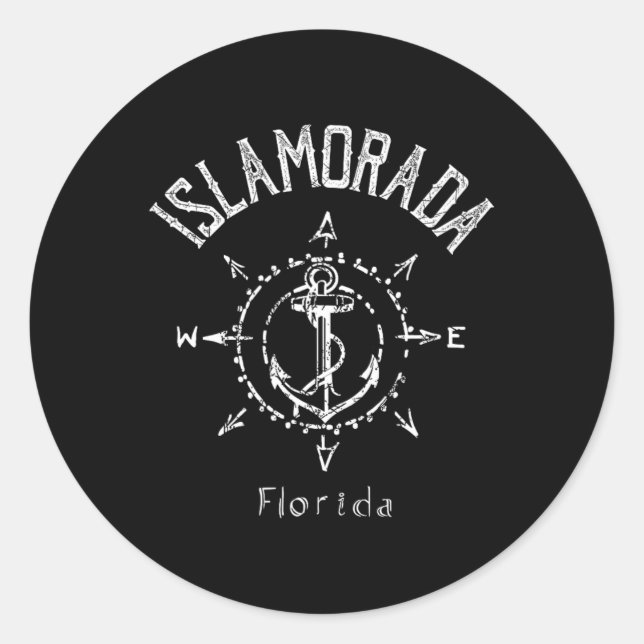 Adesivo Islamorada Florida Souvenir (Frente)