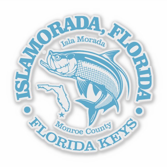 Adesivo Islamorada (tarpon) (Frente)