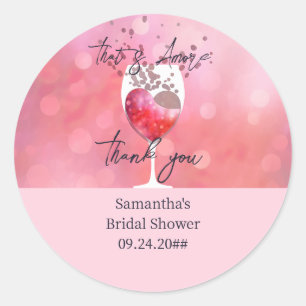 Adesivo Isso é Amore Vino Italiano Antes dos Votos Chá de 