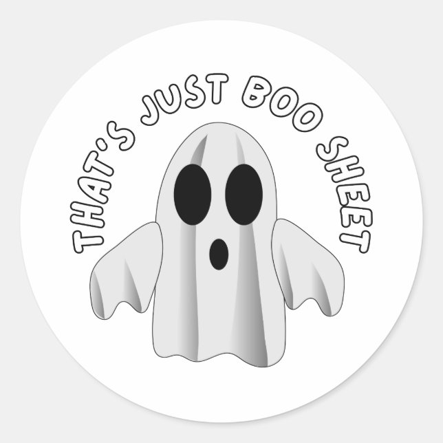Adesivo Isso é apenas folha de BOO (Frente)