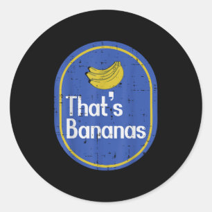 Adesivo Isso É Bananas Fantasia de Fruta Halloween