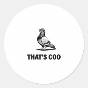 Adesivo Isso é Coo - Pombo Engraçado Com Óculos 2