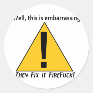 Adesivo Isso é embaraçoso