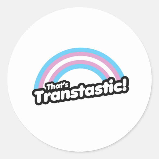 Adesivo Isso é Transtástico (Frente)