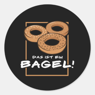 Adesivo Isso é um bagel