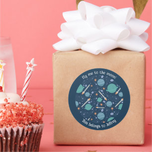 Adesivo Isso Pertence A Crianças, Nave Fogueira, Júpiter S