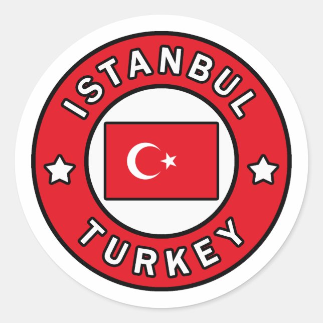 Adesivo Istambul Turquia (Frente)