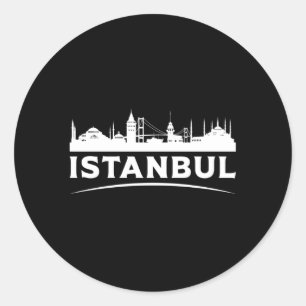 Adesivo Istambul Turquia Cidade Cidade Paiscape Skyline En