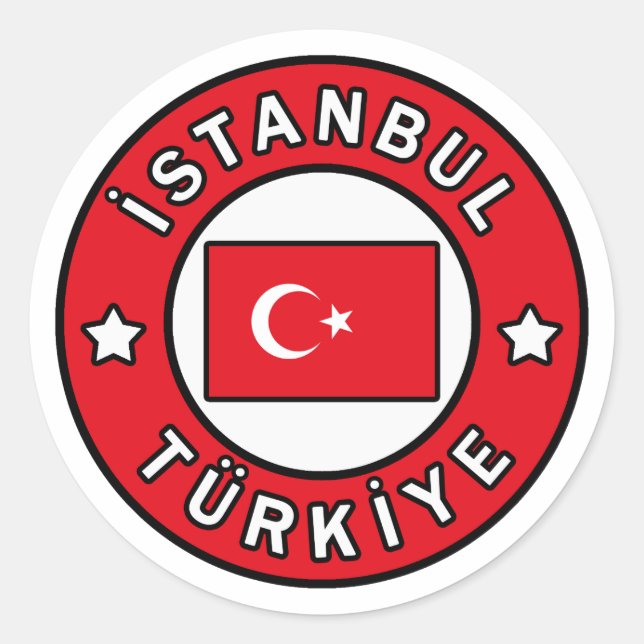 Adesivo İstanbul Türkiye (Frente)